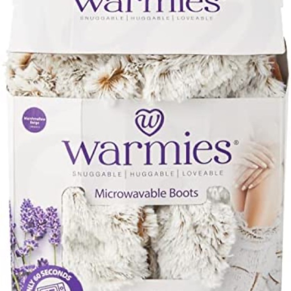 Warmie’s Microwavable Boots LAVENDER! Super soft slippers